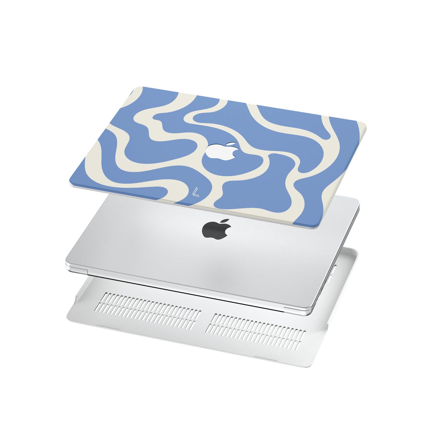 MacBook Hardshell hoes - Blue Mirage