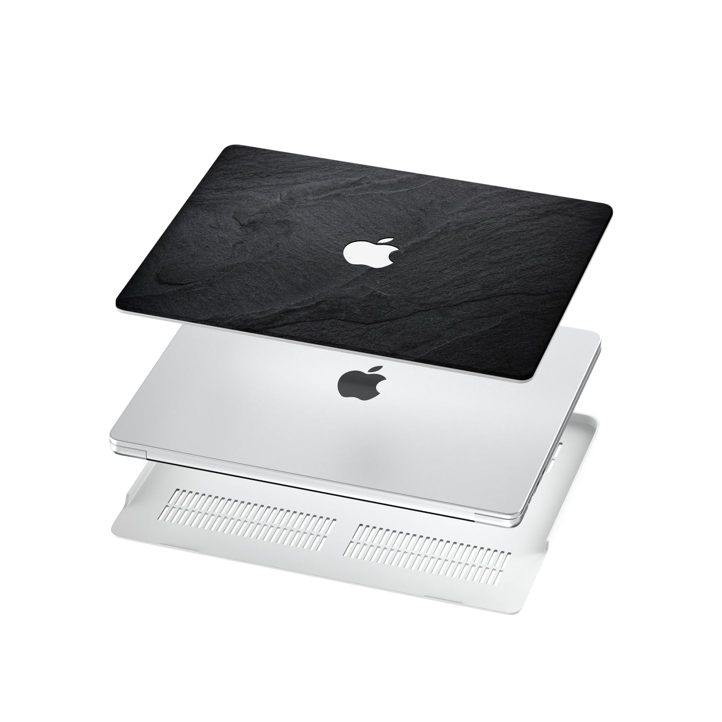 MacBook Hardshell hoes - Black Stone