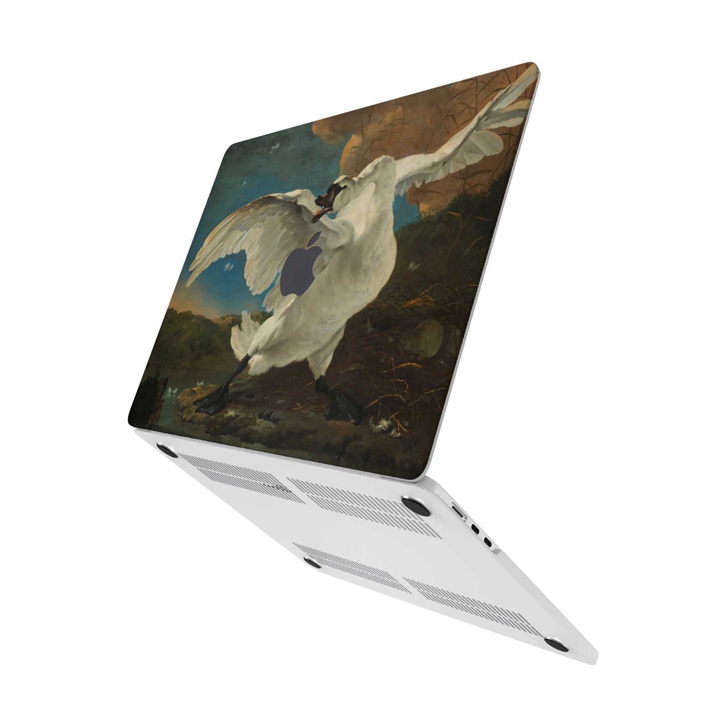 MacBook Hardshell hoes - De Bedreigde Zwaan