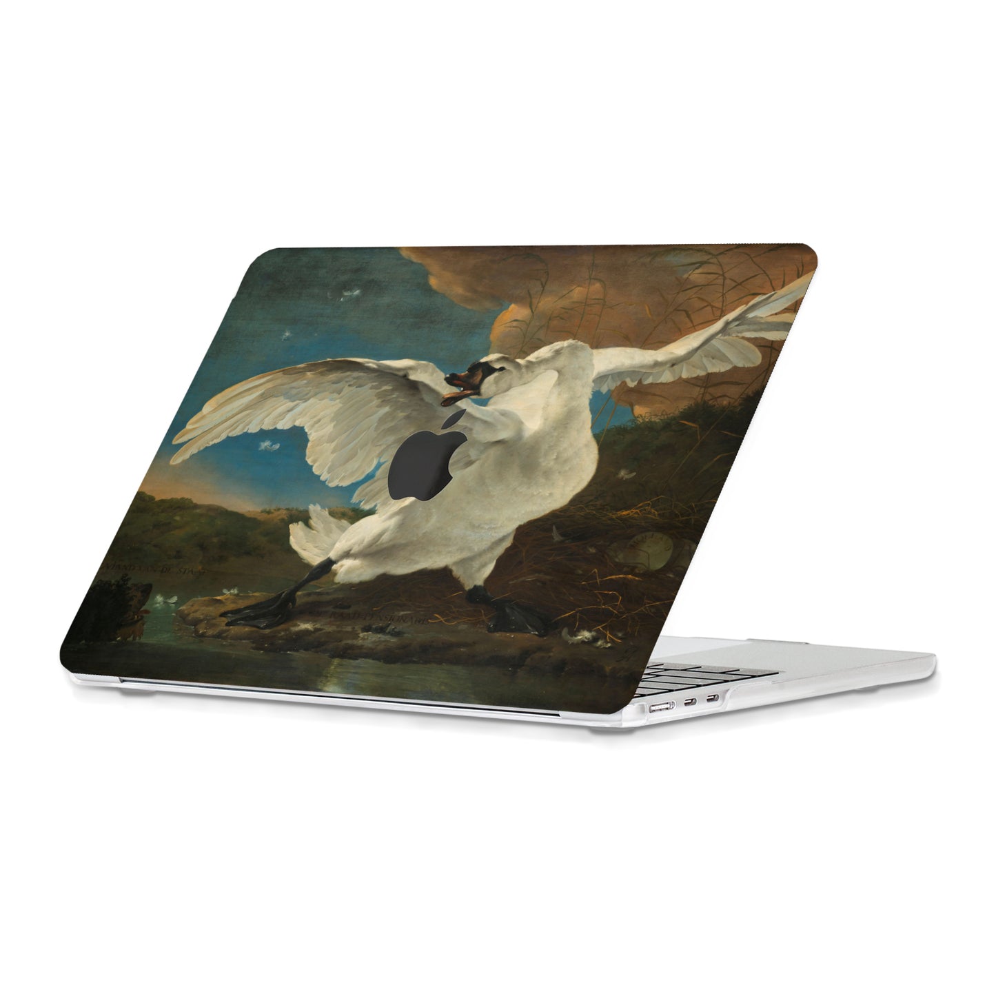MacBook Hardshell hoes - De Bedreigde Zwaan